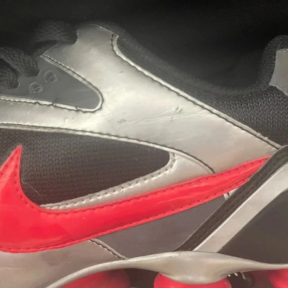 Nike Shox Silver Red Men's Size 10 - Picture 7 of 7